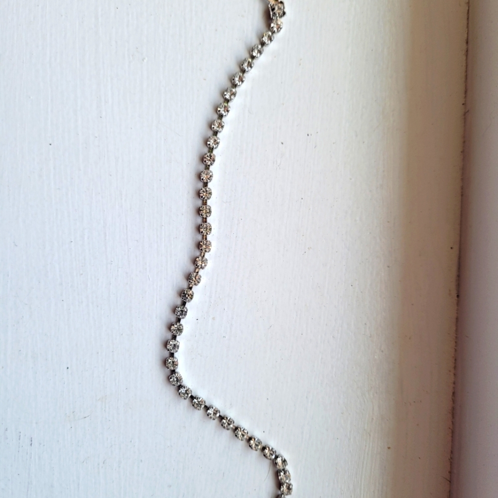 Silver and Crystal Fashion Bracelet